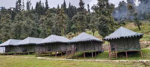 Camping in Chopta - Sun & Snow Camps