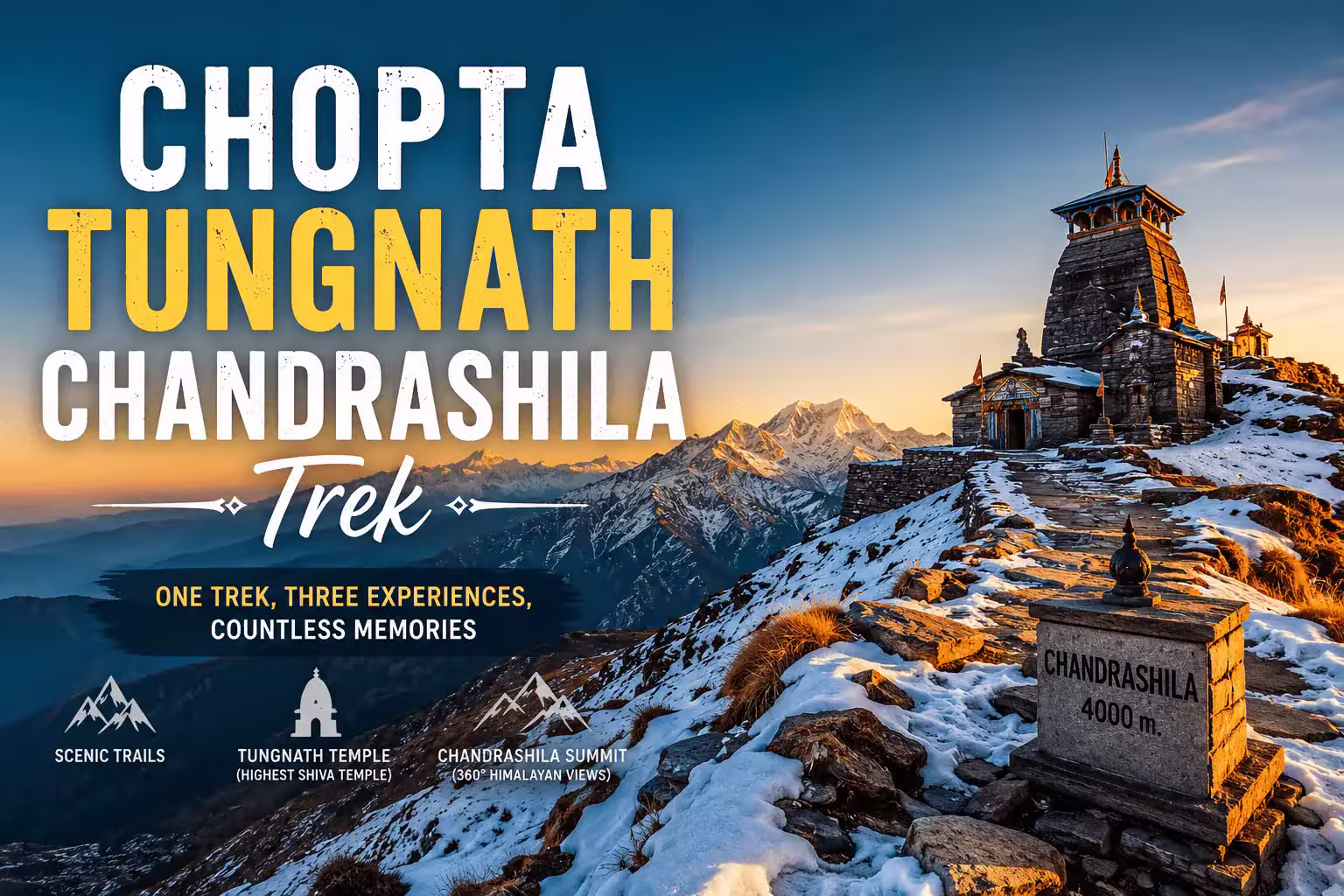 Best Time to Visit Chopta Tungnath Trek (2026 Complete Seasonal Guide)