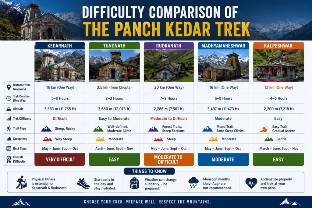 Panch Kedar trek