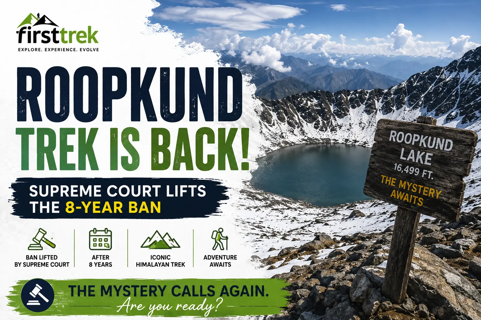 Roopkund Trek Is Back: Supreme Court Lifts the 8-Year Ban